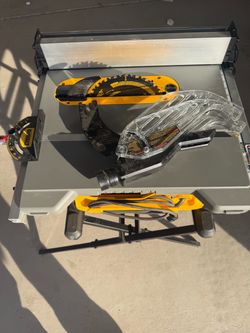 15 Amp Corded 8-1/4 in. Compact Jobsite Table Saw and Compact Table Saw Stand