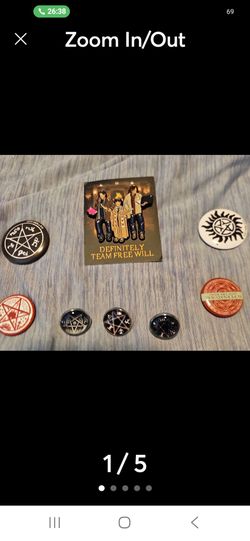 Pins Supernatural Team Free Will