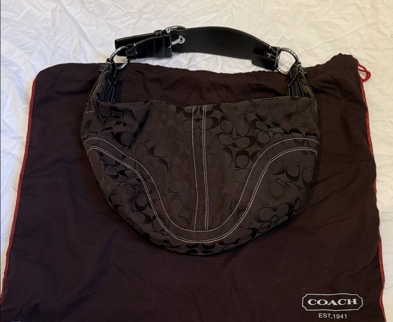 Coach Chocolate Brown Hobo