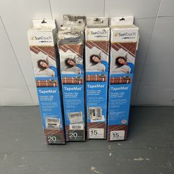 SunTouch Floor Warming System Electric Radiant Heat Mat 70 sq ft Bathroom Tile Heating Kit Floor