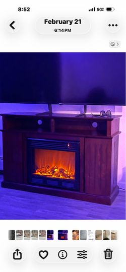 Electric Fireplace TV Stand Console