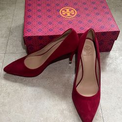 Tory Burch Red Greenwich Pump Heels