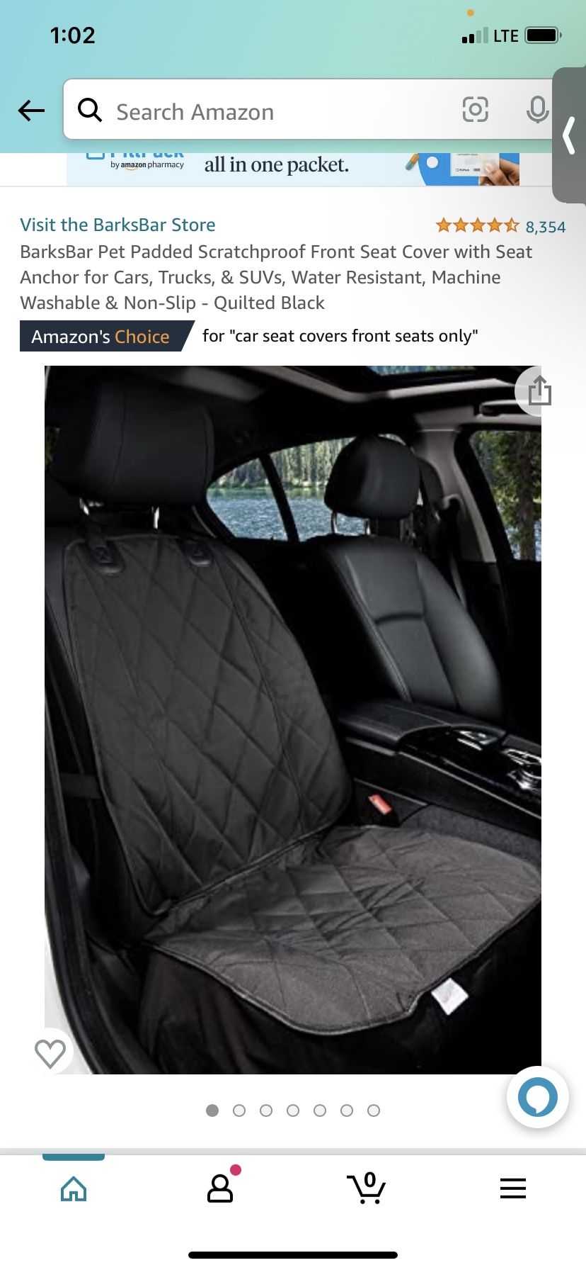 Pet Car Seat Cover