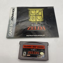 Legend of Zelda - Classic NES Series (Nintendo Game Boy Advance, 2004) W/Manual 
