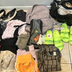 Bundles Of Clothes Bags And Shoes 