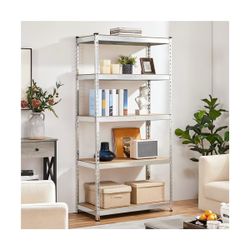 5-Tier Utility Storage Shelves Garage Metal Shelving Unit