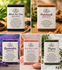 Natural Herbal Bar Soaps | Organic Botanical Soap