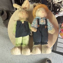 Vintage Eater Bunny Dolls 