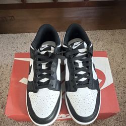 Nike Dunk Low Panda Men's Black White Athletic Shoes