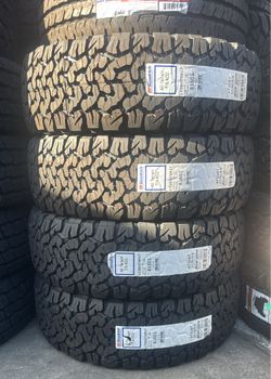 285/70R17 bf Goodrich at installed and balance include