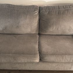 Couch w/ Queen Mattress And Recliner 