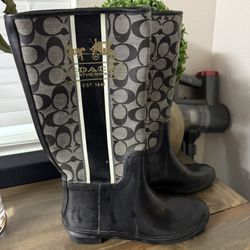 Vintage Coach Rain Boots