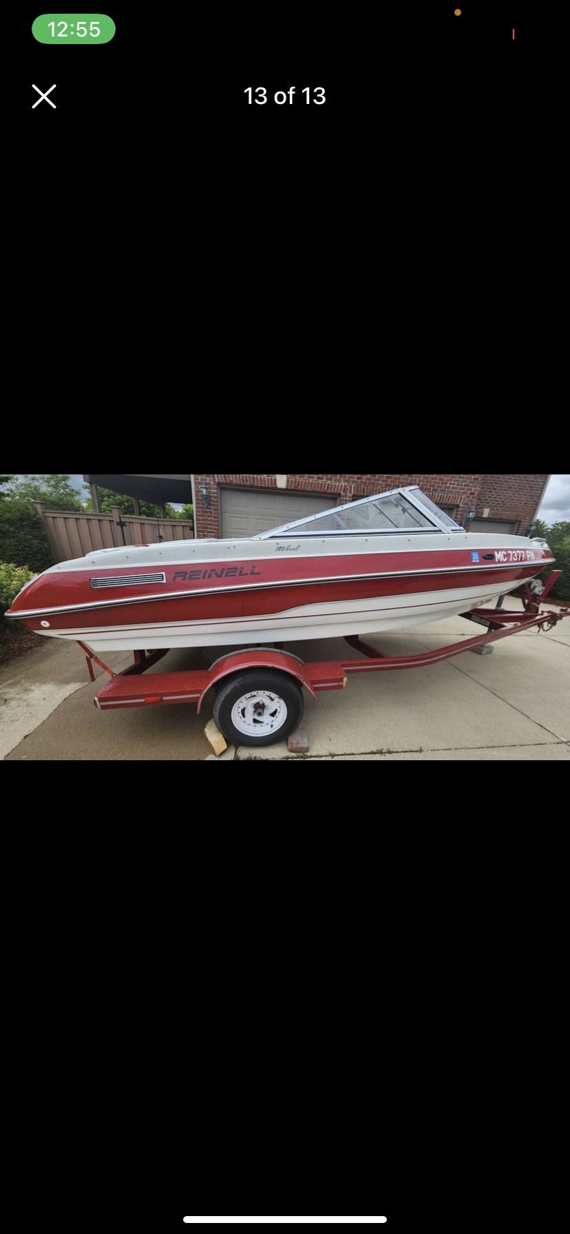 1993 Reinell Boat And Trailer