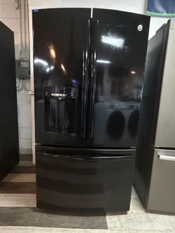 GE French Door Refrigerator Black