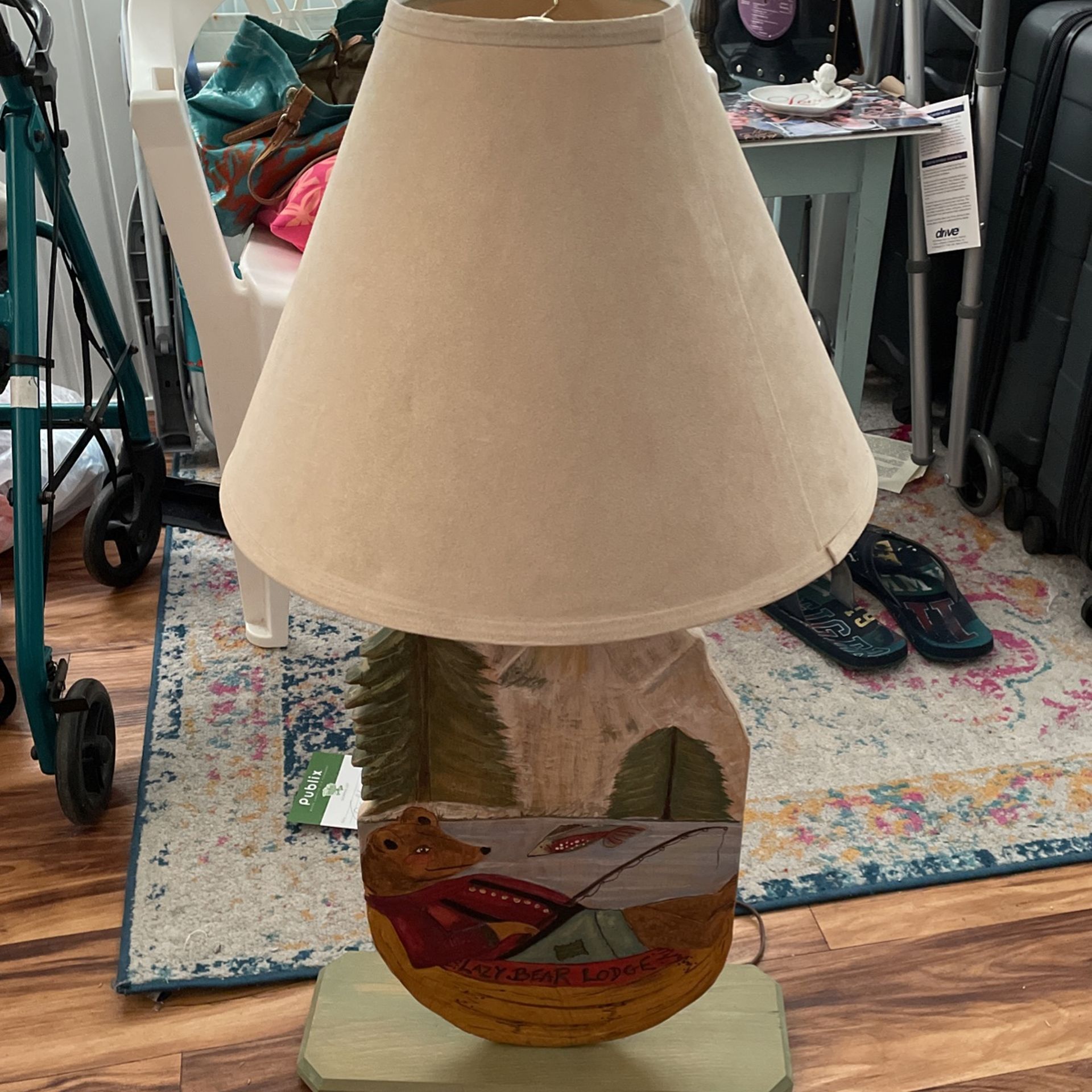 Lamp and fondue pot for sale
