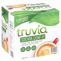 NEW BOXES!! Truvia Stevia Leaf Sweetener 400 Packets Zero Sugar(Read Descript)