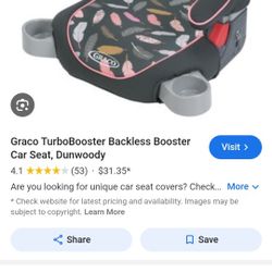 Boys/Girls Graco Turbo Booster Car Seat