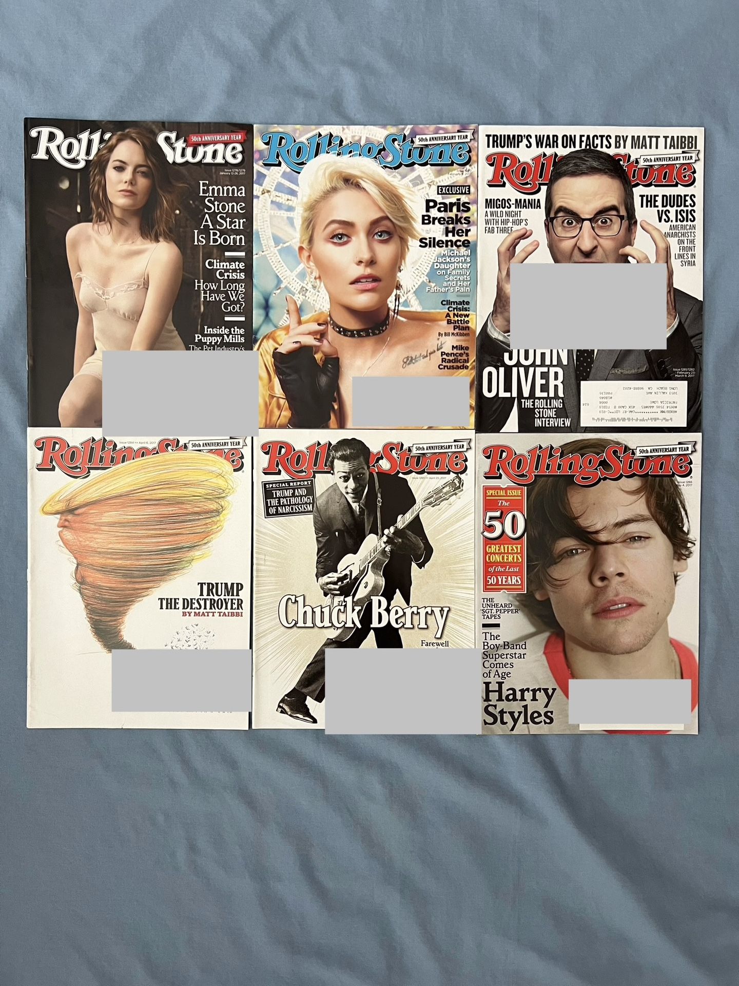 Rolling Stone 50th Anniversary 17 Issues Of 2017