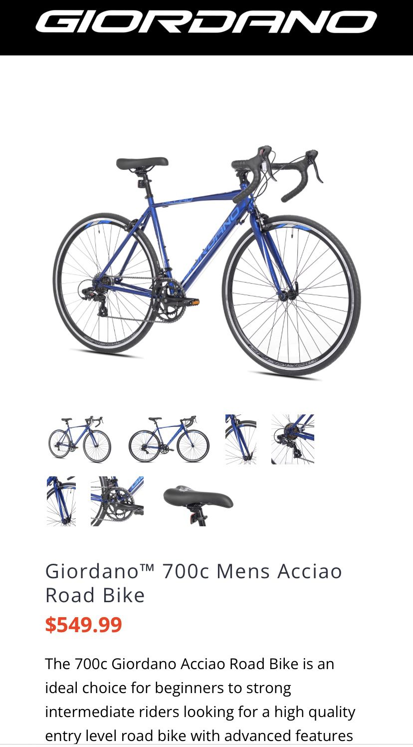 Giordano 700c Acciao 56mm Practically  New