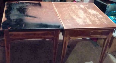 End/ night tables Sanded ready to be re finished