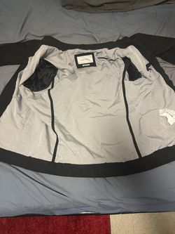 Zara Black Zipup lightweight jacket 