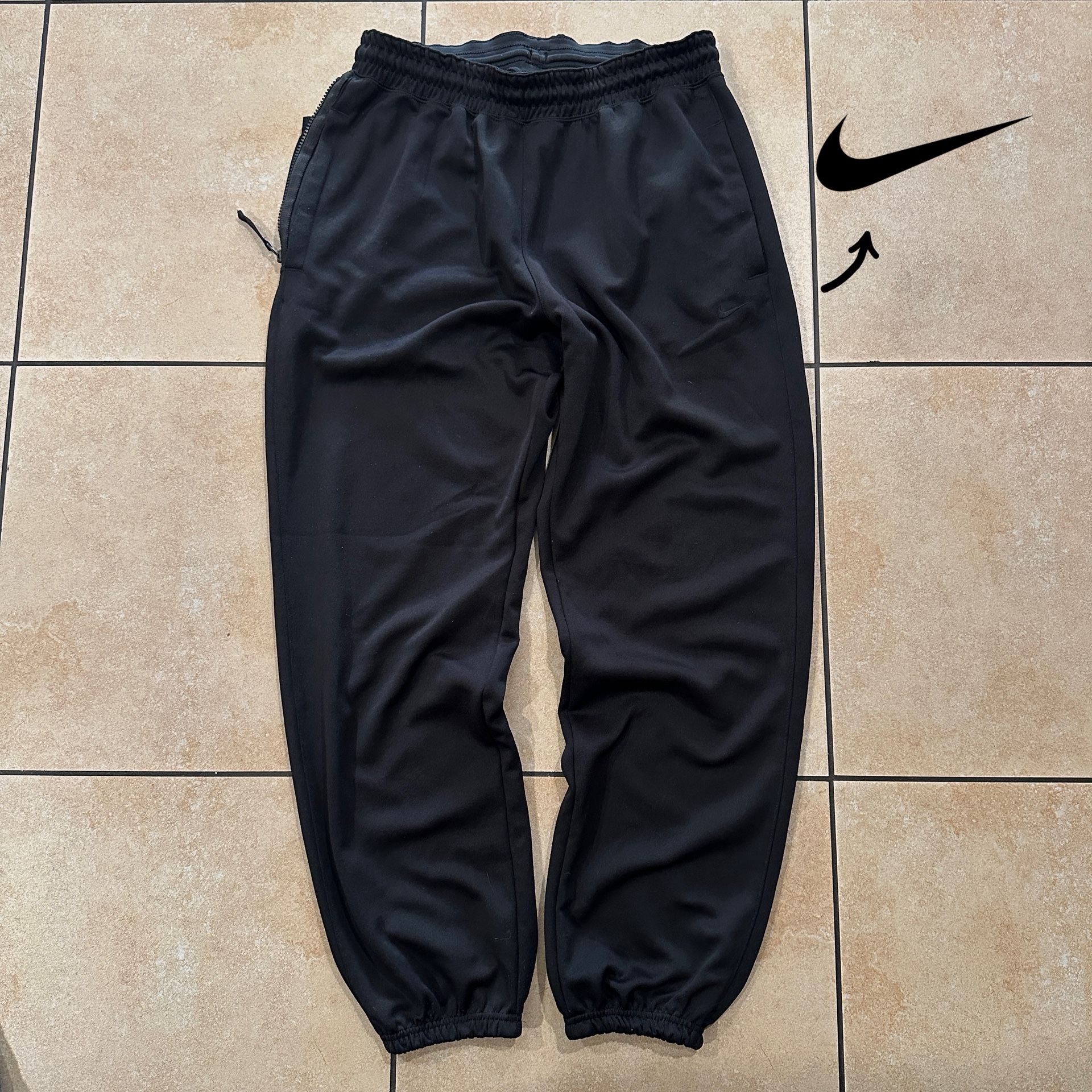 Nike Black Dri Fit Sweatpants Joggers Y2k