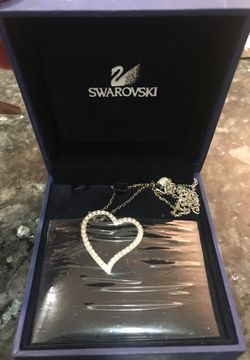Swarovski heart necklace