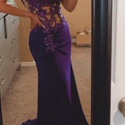 Royal Purple Formal Dress