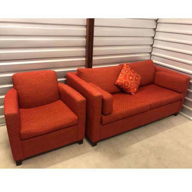Sofa Bed and Chair Set (GREAT CONDITION)