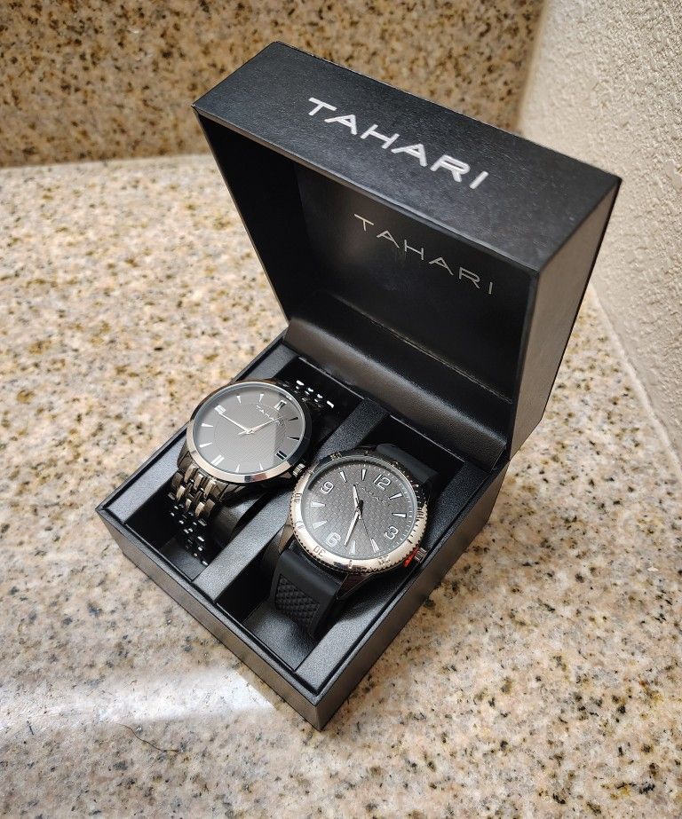 Tahari Stainless Steel Watch Set