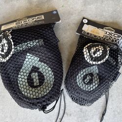 NEW 661 SixSixOne Large Neoprene Mountain Bike SKATEBOARDING Knee Guards Pads MEDIUM ELBOW PADS