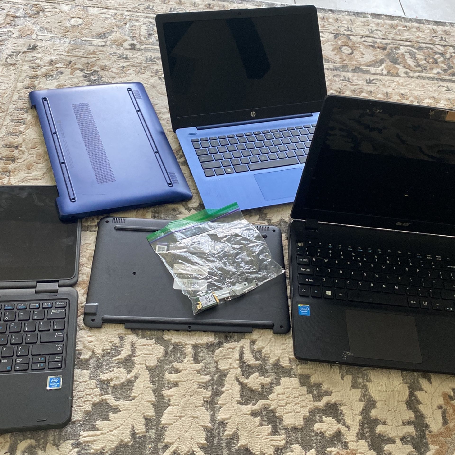 Computer Parts To 3 Laptops