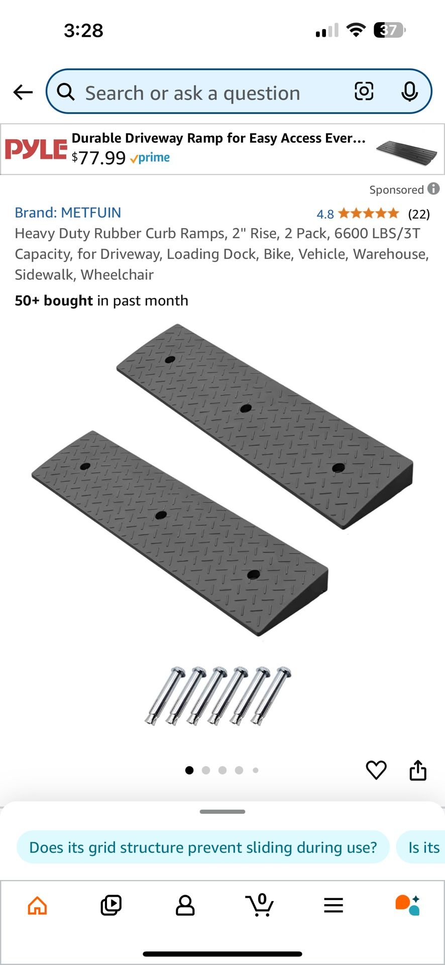 New-Curb Driveway Ramps Heavy Duty