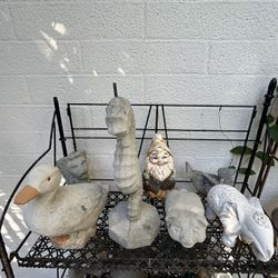 Concrete Yard Art.  $10 Each