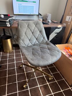 Office chair - grey/sage green