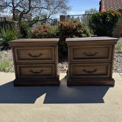Beautiful Rustic Nightstands  (Read Description)