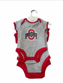 Ohio State Baby Onesie 3-Pack 3-6months