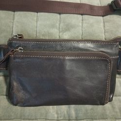 Brown Leather Fanny Pack for Men or Women, $15.00