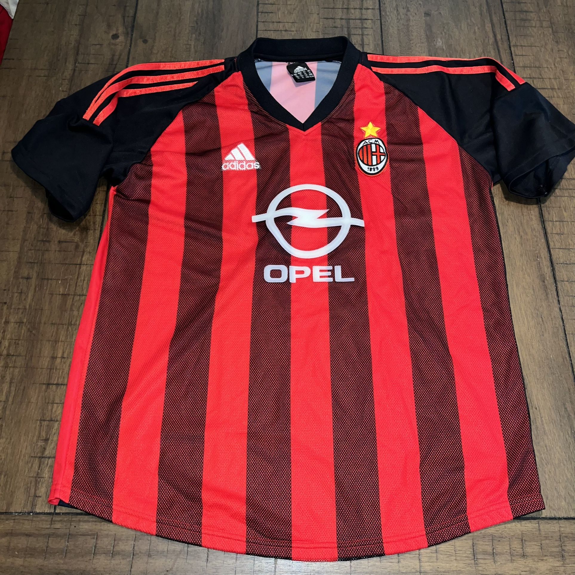 AC Milan ACM 1(contact info removed) Adidas Men's Opel Jersey size XL