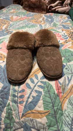 Coach Slippers!!