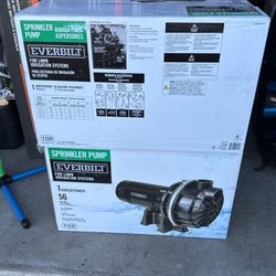 Everbilt 1Hp Irrigation Sprinkler Pump 
