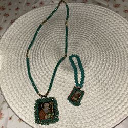 St. Benedict Necklace & Charm Set 