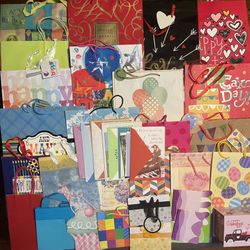 Gift Bag & Card Lot