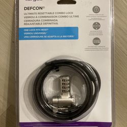 Targus DEFCON Ultimate Universal Resettable Combination Lock, 6.5 ft