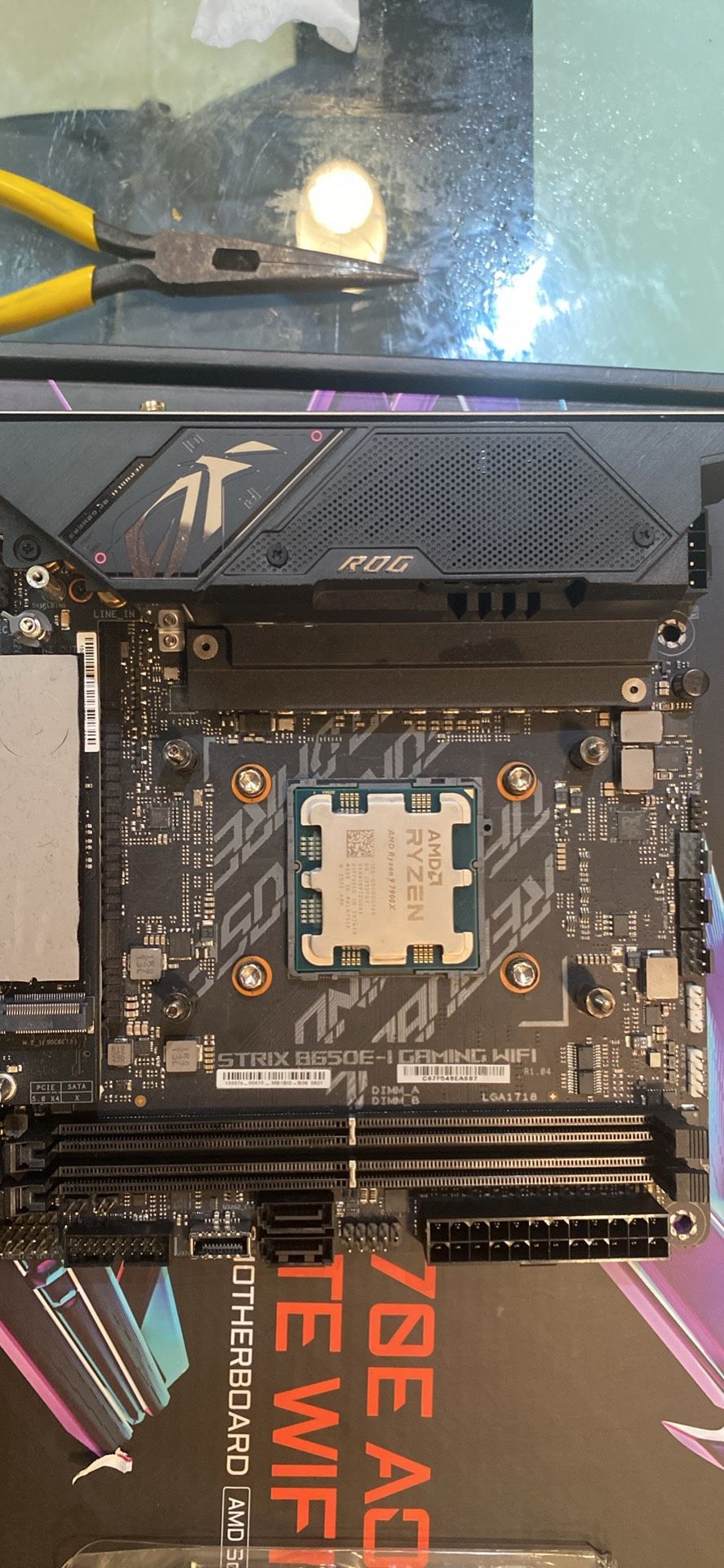 B650 E-I Rog Strix With Ryzen 9 7900x