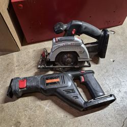 Craftsman 19v cordless sawzall and circular saw