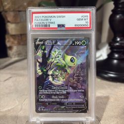 PSA 10 Celebi V Full Art Fusion Strike #245