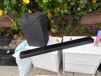 LG sound bar and sub