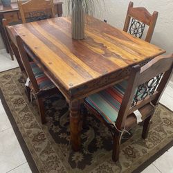 Beautiful dining room table and chairs