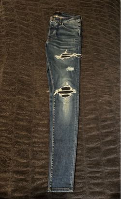 Amiri MX1 Distressed Skinny Jeans